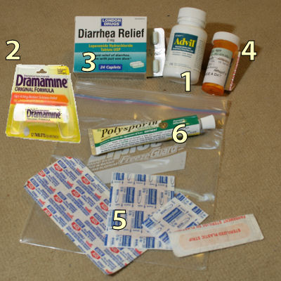Basic First Aid Kit with Zip-Lock Bag Basic First Aid Kit