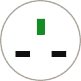 Type G: British rectangular 3 pin grounded/earthed Nigeria Plug Type G